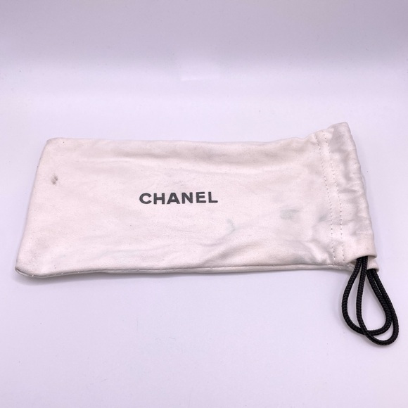 Chanel Acetate Metal Chain Square Sunglasses